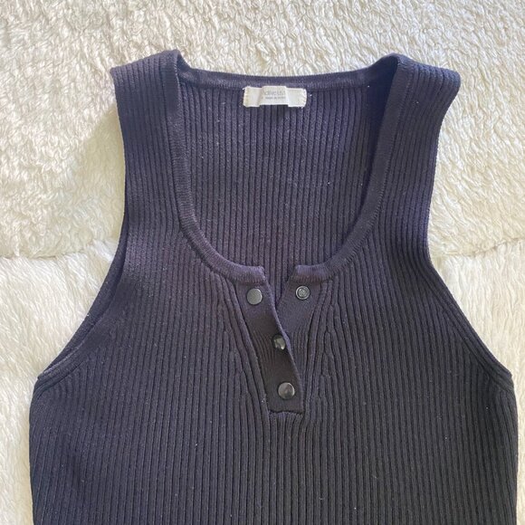 Active USA Black Ribbed Halter Crop Top – Size Small - Picture 10 of 10